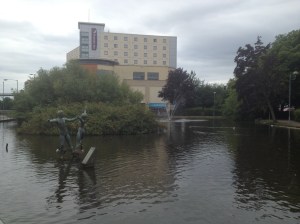 Geneva has the lake and the jet d'eau - we have the water gardens
